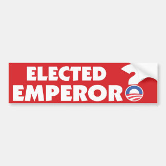 Autocollant De Voiture Empereur élu ?