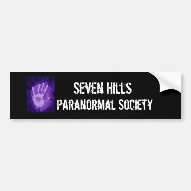 Autocollant De Voiture en particulier, sept collines, société paranormale (Devant)