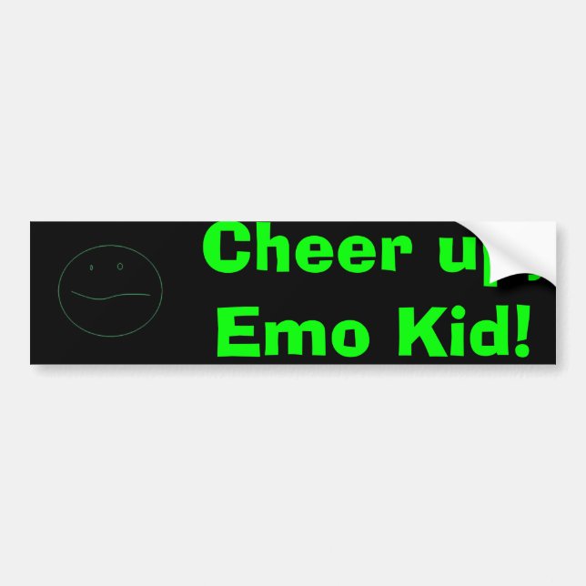 Autocollant De Voiture Encouragez, enfant d'Emo ! (Devant)
