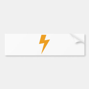 Autocollant De Voiture Énergie de Tonnerre Imprimé Jaune