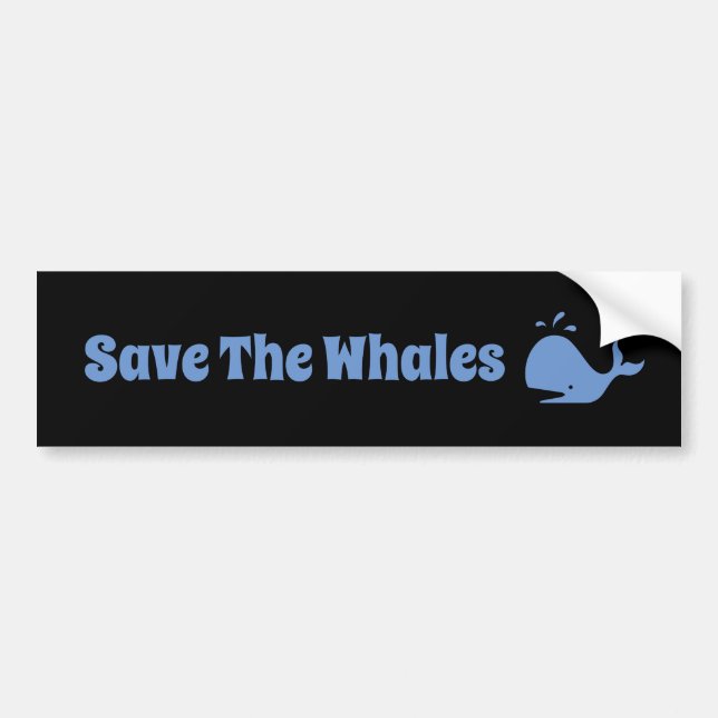 AUTOCOLLANT DE VOITURE ENREGISTRER LE BÂTIMENT DE BALEINE (Devant)