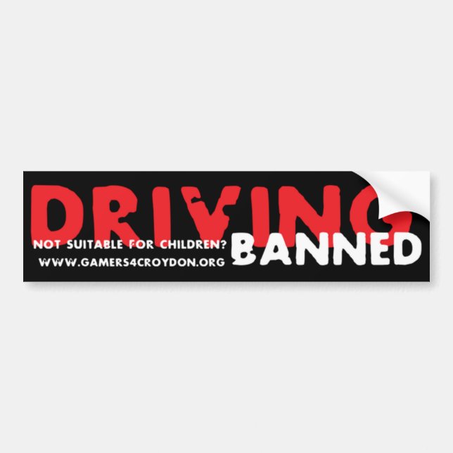 Autocollant De Voiture Entraînement interdit ? (Devant)