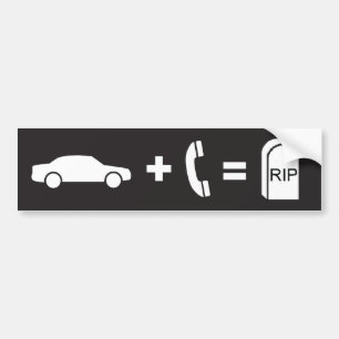 Autocollant De Voiture Entraînement tandis que sur des mises à mort d'un