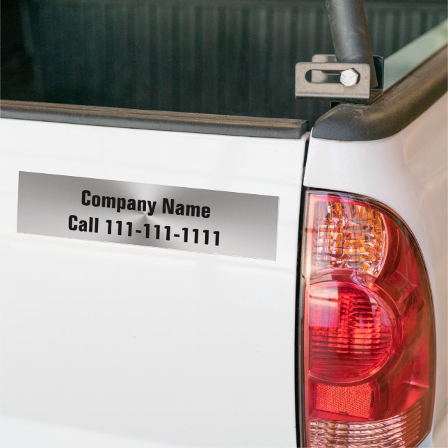 Autocollant De Voiture Entreprise Nom Numéro de téléphone Modèle (Sur camion)