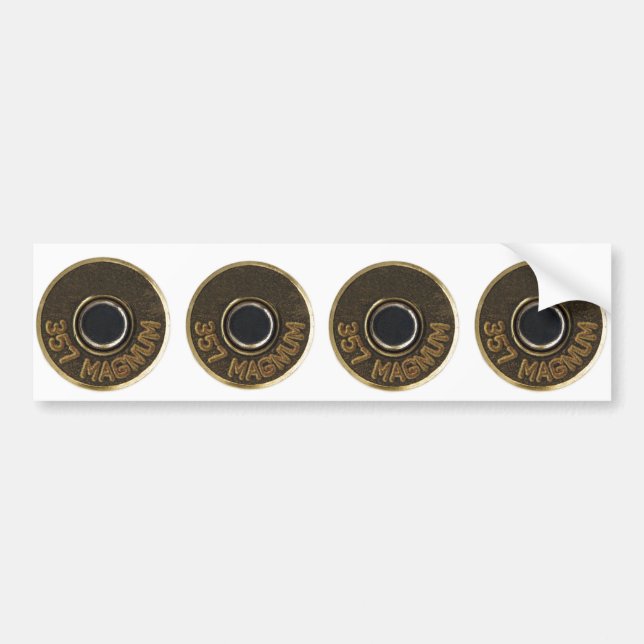 Autocollant De Voiture Enveloppe en laiton de coquille de 357 magnums (Devant)