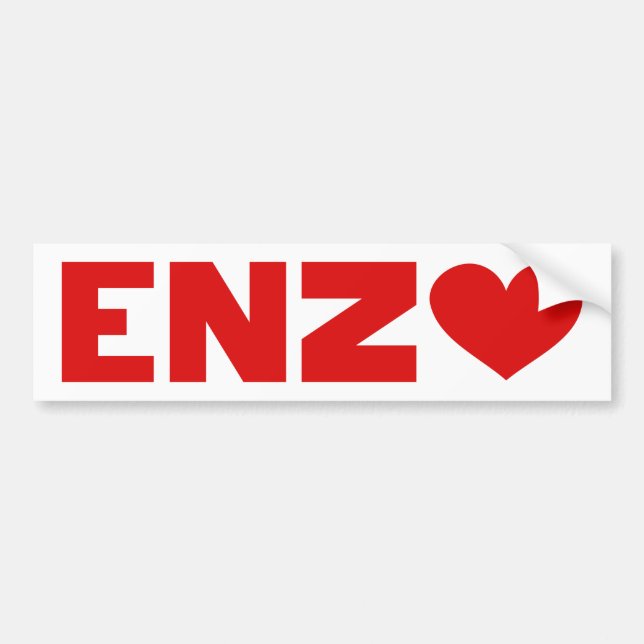 Autocollant De Voiture Enzo Love (Devant)