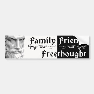 Autocollant De Voiture Epicurus : Amis Freethought de famille