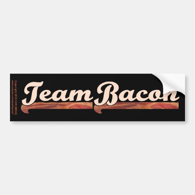 Autocollant De Voiture Équipe Bacon (Devant)