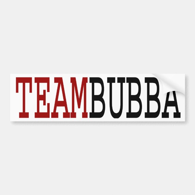 Autocollant De Voiture Équipe Bubba (Devant)