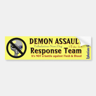 Autocollant De Voiture Équipe de réponse d'assaut de démon