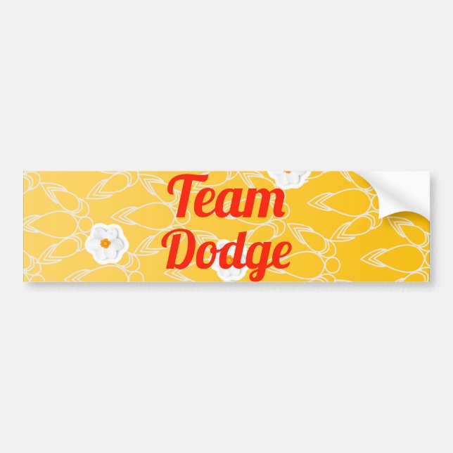 Autocollant De Voiture Équipe Dodge (Devant)