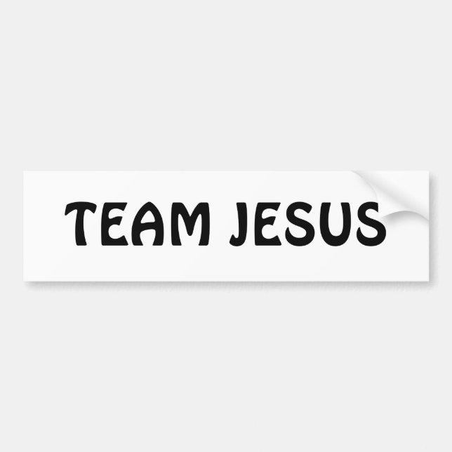 AUTOCOLLANT DE VOITURE ÉQUIPE JÉSUS (Devant)
