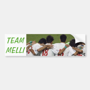 Autocollant De Voiture Équipe Melli...