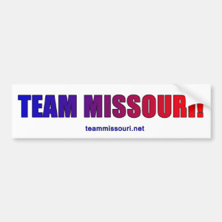 Autocollant De Voiture Équipe Missouri fier !