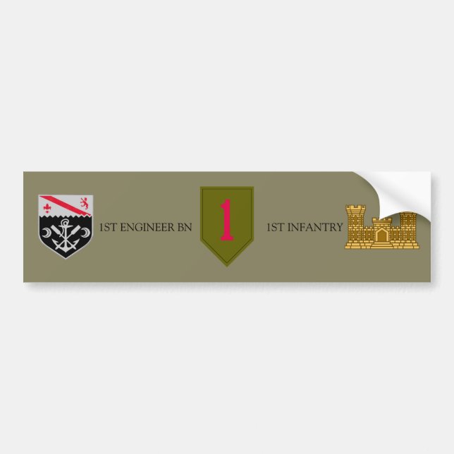 Autocollant De Voiture ęr ADHÉSIF POUR PARE-CHOCS d'INFANTERIE de (Devant)