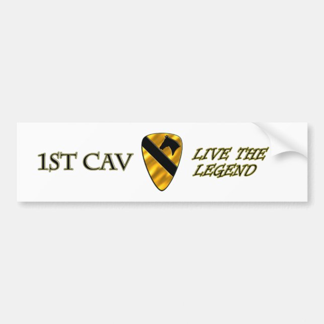 Autocollant De Voiture ęr Division de cavalerie (Devant)
