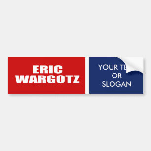 AUTOCOLLANT DE VOITURE ÉRIC WARGOTZ POUR LE SÉNAT