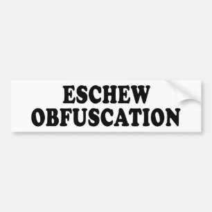 Autocollant De Voiture Eschew