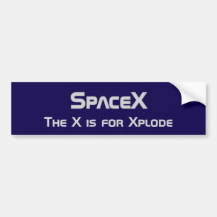 Autocollant De Voiture Espace que X est pour Xplode