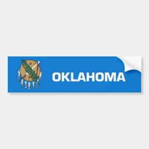 Autocollant De Voiture État d'Oklahoma