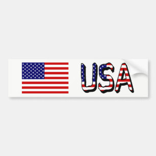 Autocollant De Voiture États-Unis Drapeau et cache