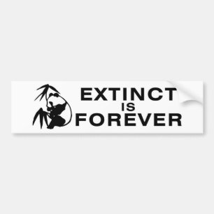 Autocollant De Voiture Éteint est le Forever