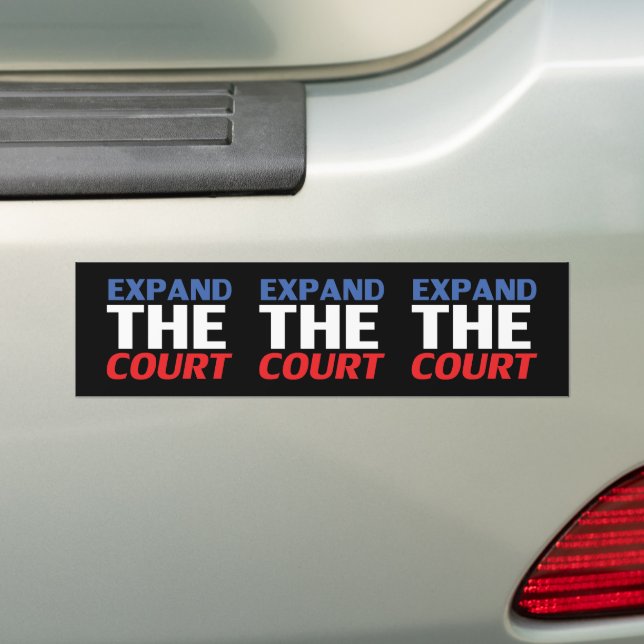 Autocollant De Voiture "Étendre la Cour" bleu blanc rouge noir - (En voiture)