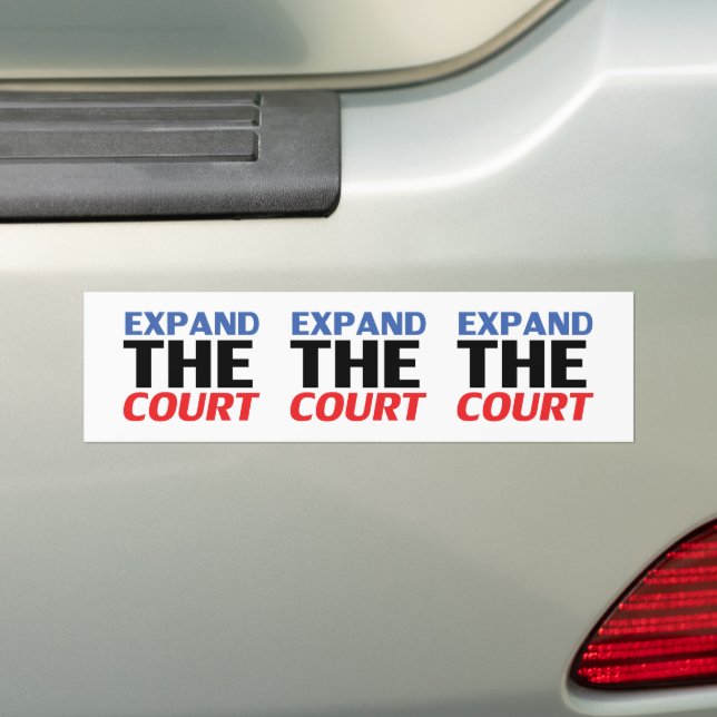 Autocollant De Voiture "Étendre la Cour" bleu blanc rouge noir - (En voiture)