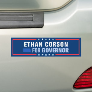 Autocollant De Voiture Ethan Corson pour le gouverneur du Kansas