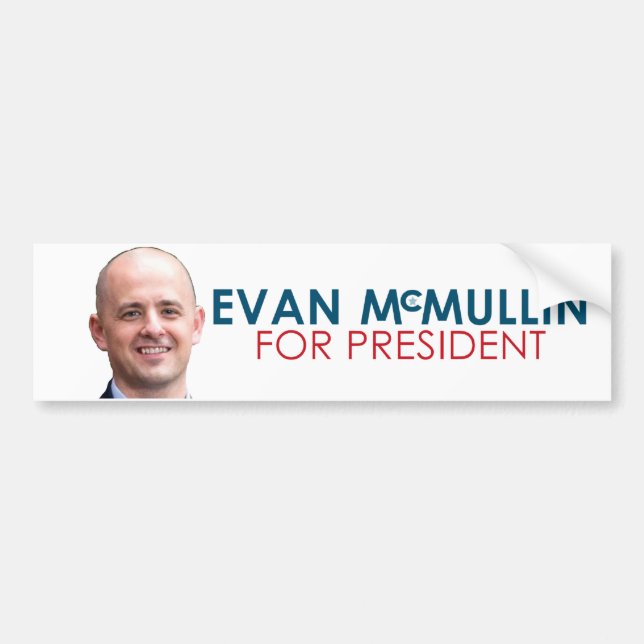Autocollant De Voiture Evan McMullin pour le président (Devant)