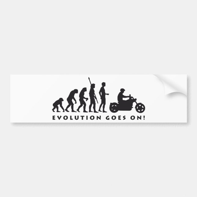 Autocollant De Voiture Evolution (Devant)