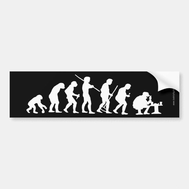 Autocollant De Voiture Évolution… (Devant)