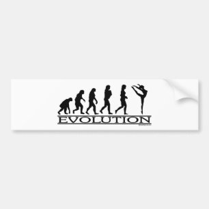 Autocollant De Voiture Évolution - danse