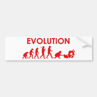 Autocollant De Voiture Évolution de Jiu Jitsu