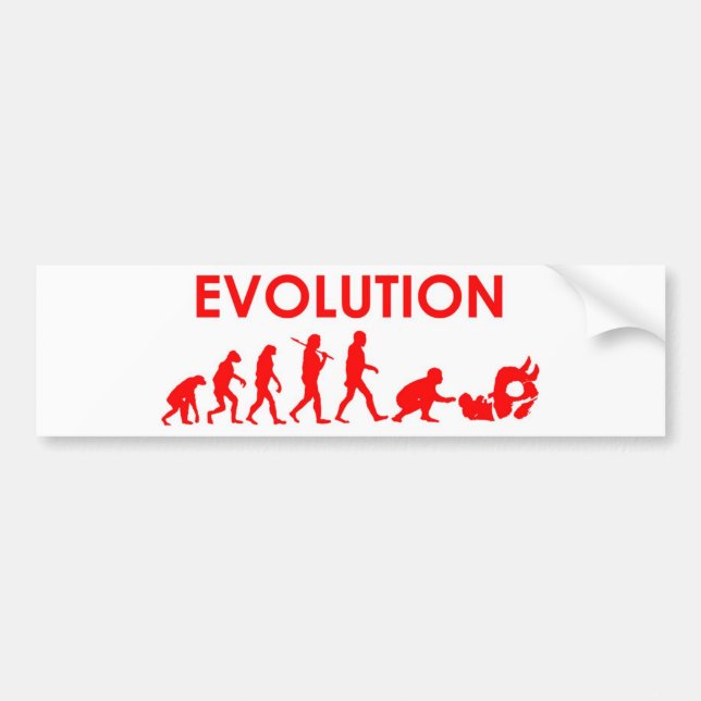 Autocollant De Voiture Évolution de Jiu Jitsu (Devant)