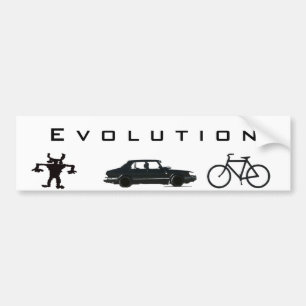 Autocollant De Voiture Évolution de transport