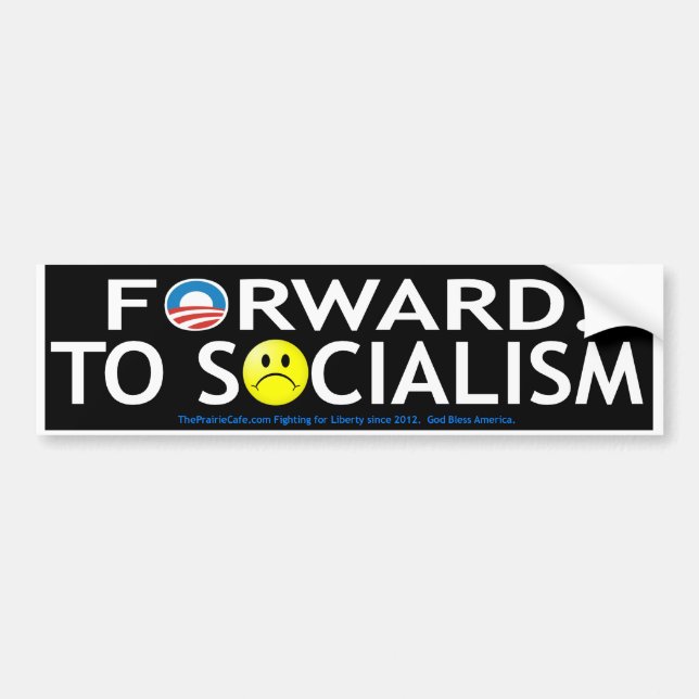 Autocollant De Voiture Expédiez à l'adhésif pour pare-chocs de socialisme (Devant)