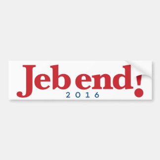 Autocollant De Voiture Extrémité de Jeb ! 2016