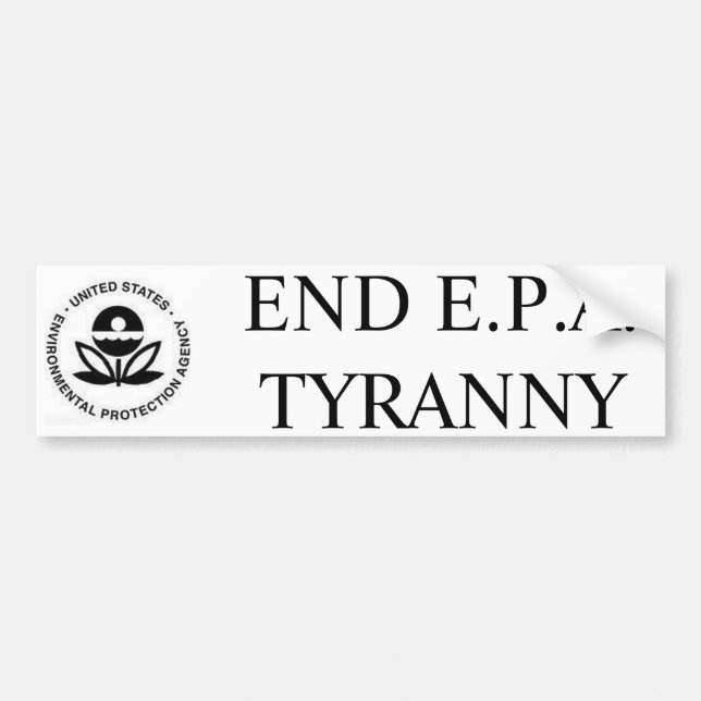 AUTOCOLLANT DE VOITURE EXTRÉMITÉ E.P.A. TYRANNY (Devant)