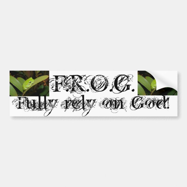 Autocollant De Voiture F.R.O.G. adhésif pour pare-chocs (Devant)