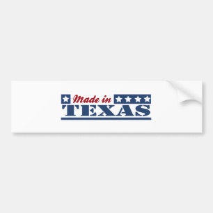 Autocollant De Voiture Fabriqué Au Texas