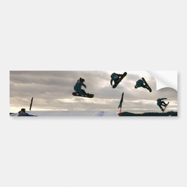 Autocollant De Voiture Faire du surf des neiges des adhésifs pour (Devant)