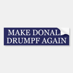 Autocollant De Voiture Faites Donald Drumpf encore