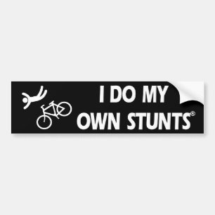 Autocollant De Voiture Faites du vélo mes propres cascades