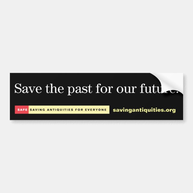 Autocollant De Voiture Faites gagner le passé pour notre futur adhésif (Devant)