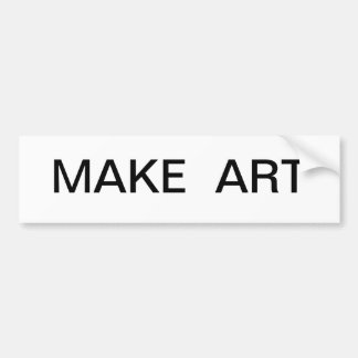 Autocollant De Voiture Faites l'art