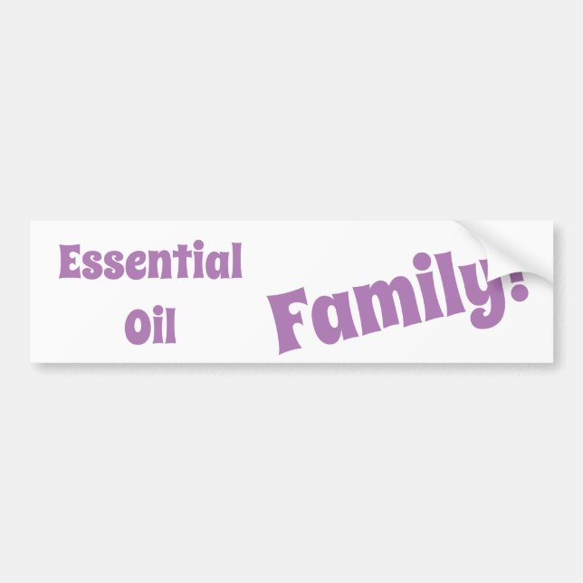 Autocollant De Voiture Famille pétrolière essentielle (Devant)