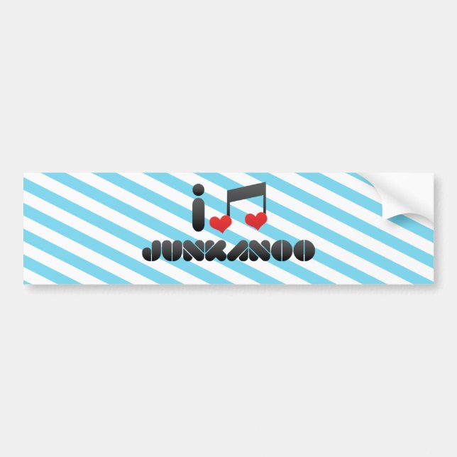 Autocollant De Voiture Fan de Junkanoo (Devant)