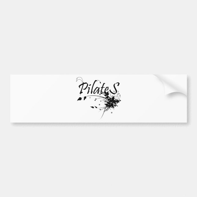 Autocollant De Voiture Fan de méthode de Pilates ! Art de Pilates (Devant)