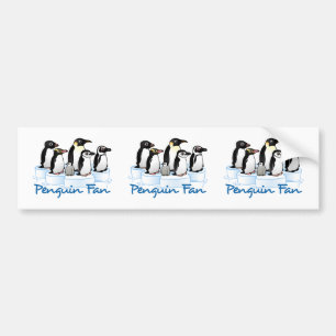 Autocollant De Voiture Fan de pingouin
